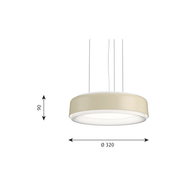 LP Grand pendel, champagne LP Grand pendel, champagne, Louis Poulsen