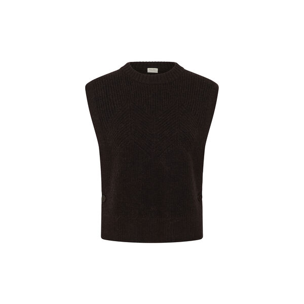 CharlyePW Waistcoat, mole melange, Part Two