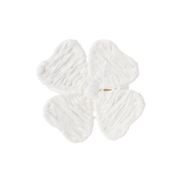 Four-Leaf Clover Napkin Ring, white, Lexington