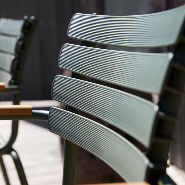 ReCLIPS bambus spisebordsstol, olive green, HOUE