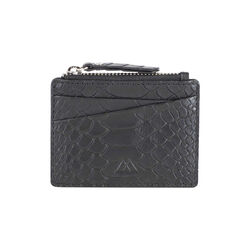 Frey Zip Card Holder, snake black, Markberg