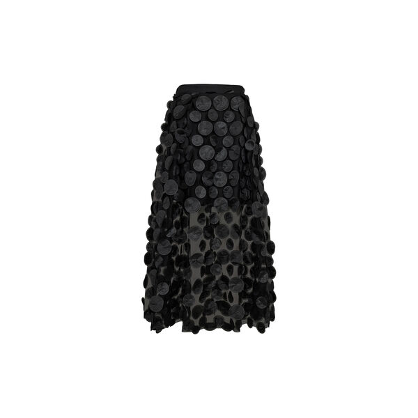 PD-Donna Dot Maxi Skirt, black, Pieszak