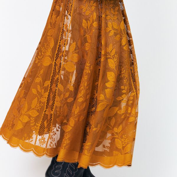 CollinsLL Midi Skirt, rust, Lollys Laundry