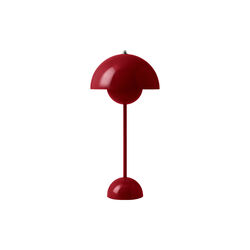 Flowerpot VP3 Table Lamp, vermilion red Flowerpot VP3 Table Lamp, vermilion red, &Tradition