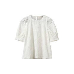 AhliaSW Puff Sleeve Blouse, white, Sofie Schnoor
