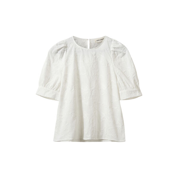 AhliaSW Puff Sleeve Blouse, white, Sofie Schnoor