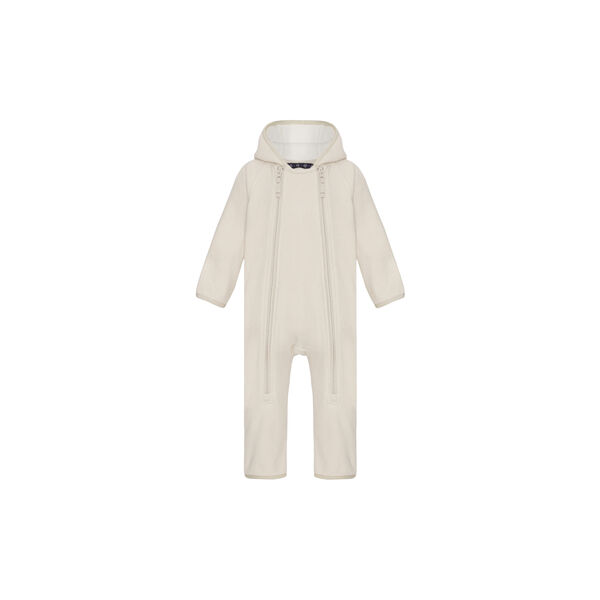 Doubleface Fleece Babysuit, kit/vanilla, VER de TERRE