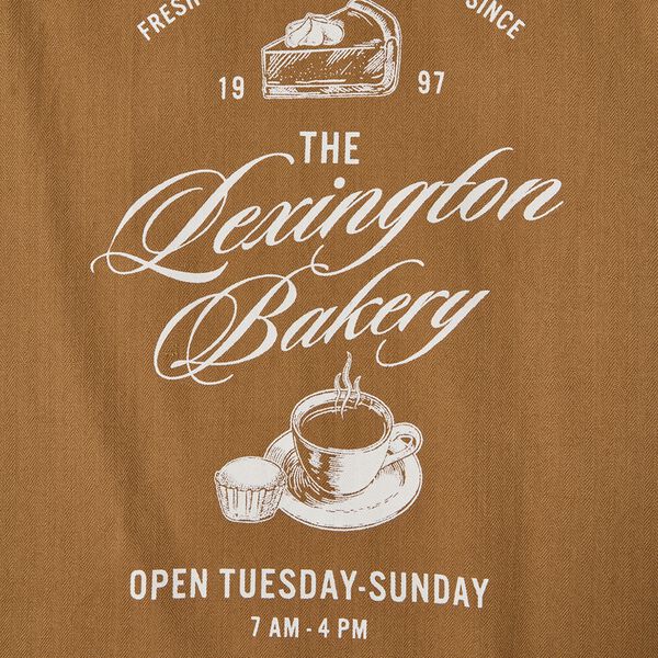Bakery Printed Kitchen Towel | Fudge/White | Viskestykke, Lexington