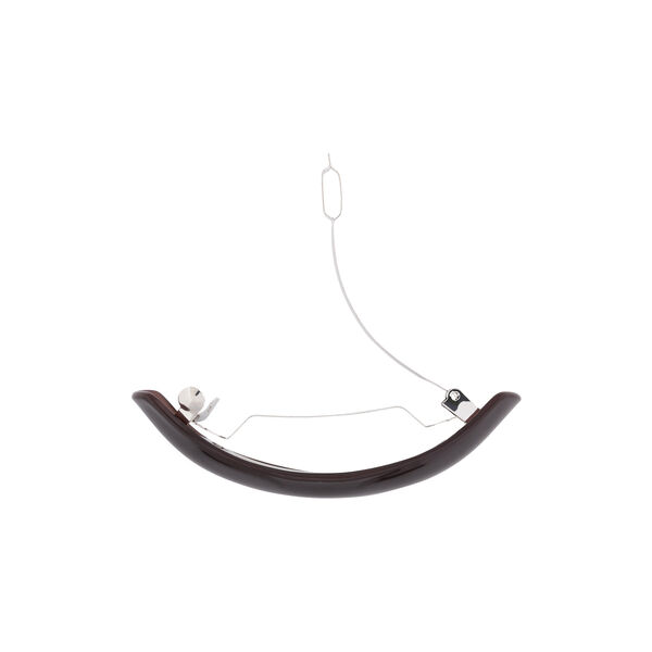 Curved Bone Clip, brown Curved Bone Clip, brown, SUI AVA