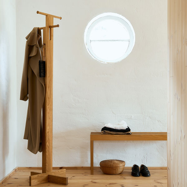 Foyer Coat Stand, oak Foyer Coat Stand, oak, Form & Refine