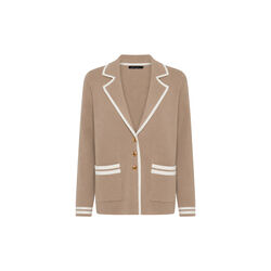Cardigan Milano Knit, camel/offw, Micha