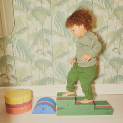 Krokodille L, green gym, bObles