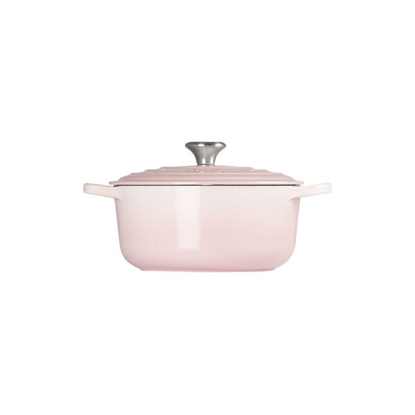Signature rund st&oslash;bejernsgryde &Oslash; 20 cm, shell pink, Le Creuset