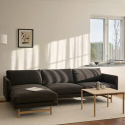 6725 Piloti Wood Coffee Table, light oiled oak, Fredericia Furniture