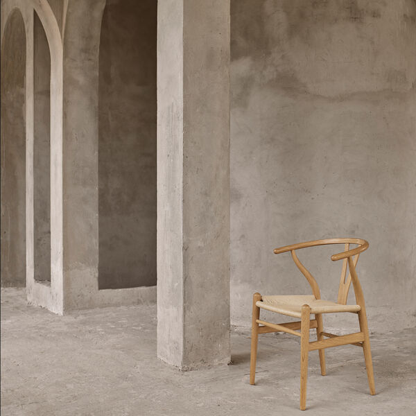 CH24 Y-stolen spisebordsstol, olieret eg/natur, Carl Hansen & S&oslash;n
