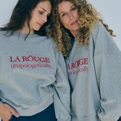 Henriette Sweatshirt, grey melange, LA RŌUGE