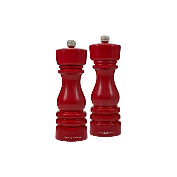 London Salt and pepper set, rød London Salt and pepper set, rød, Cole & Mason