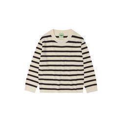 Longsleeve Tee, ecru/mocca, FUB