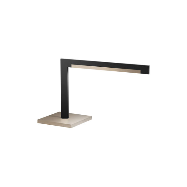 INLAY T2 LINEAR bordlampe, matt black/satin gold INLAY T2 LINEAR bordlampe, matt black/satin gold, LIGHT-POINT
