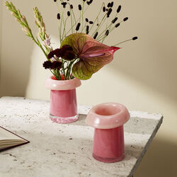 Soma Vase, koral/fersken, Holmegaard