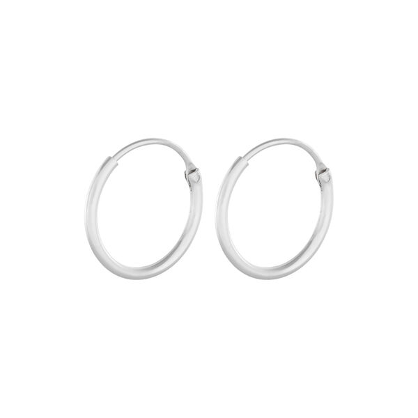 Tiny Plain hoop &oslash;reringe, s&oslash;lv, Pernille Corydon Jewellery