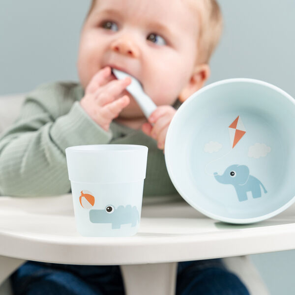 Playground Foodie første spisesæt, blue, Done by Deer