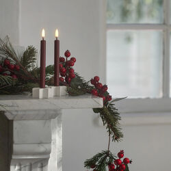 Ceramic star mini taper candleholder | Nordic white, Uyuni Lighting