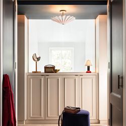 Christie Ceiling Light, antique brass, Original BTC