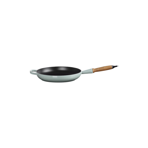 Signature st&oslash;bejern stegepande med tr&aelig;h&aring;ndtag &Oslash; 28 cm, sea salt, Le Creuset