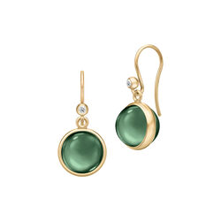 Prime &Oslash;reringe, gold/turmalin, Julie Sandlau
