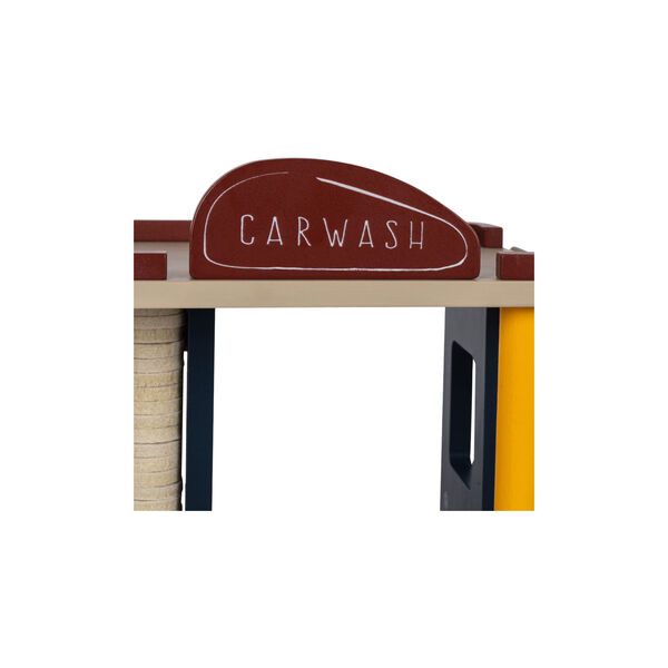 Wooden Car Wash, multi colour, Konges Sløjd