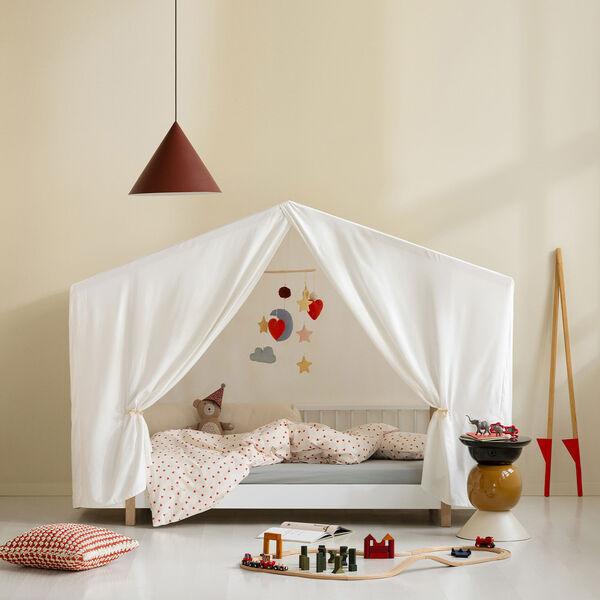 Wood Original husseng, hvid/eg, Oliver Furniture