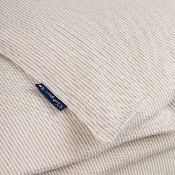 Lyocell Flannel Bed Set, beige/white, Lexington