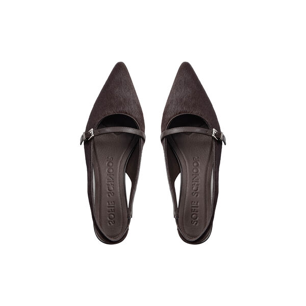 NANYSW SLINGBACK, dark brown, Sofie Schnoor