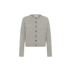 13 THE KNIT CARDIGAN | Light Grey Melange | Cardigan, My Essential Wardrobe