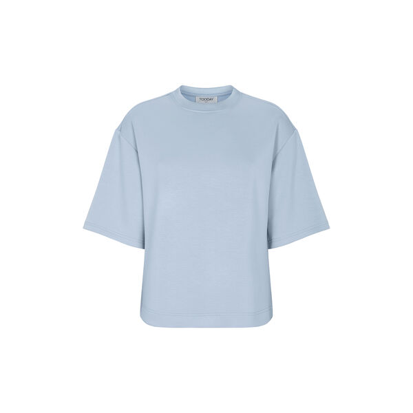 TDAzra Boxy T-shirt, chambray blue, Tooday