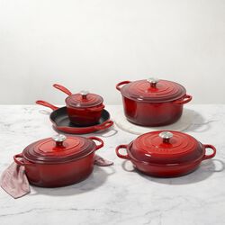 Signature st&oslash;bejern stegepande &Oslash; 23 cm, cerise, Le Creuset