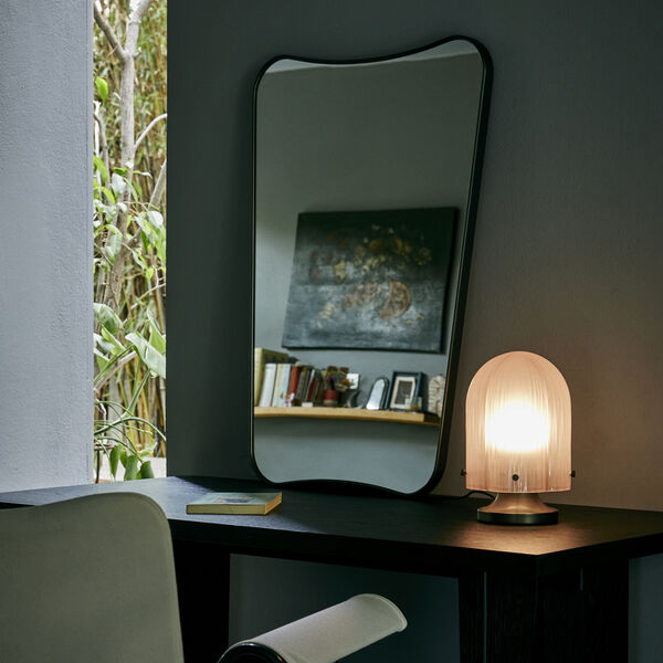 F.A. 33 Wall Mirror, black brass F.A. 33 Wall Mirror, black brass, GUBI