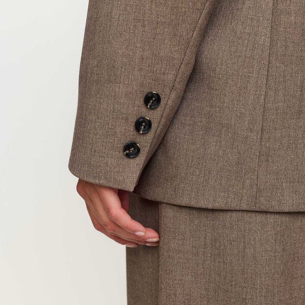 SRAubree Blazer, silver mink melange, Soft Rebels