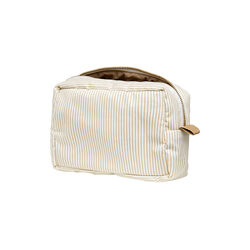 Makeup pung, classic stripes camel, Cam Cam Copenhagen