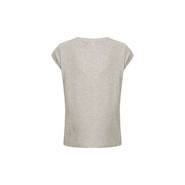 CC Heart Basic T-shirt, light grey melange CC Heart Basic T-shirt, light grey melange, Coster Copenhagen