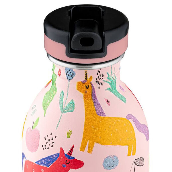 Urban Drikkeflaske med Sports Låg og Stone Finish, magic friends Urban Drikkeflaske med Sports Låg og Stone Finish, magic friends, 24Bottles