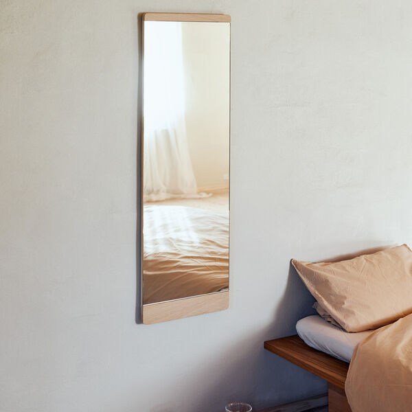 Rim Wall Mirror 110, white oak Rim Wall Mirror 110, white oak, Form & Refine