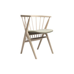 Sibast No 8 spisestol, white oiled oak/light grey, Sibast Furniture