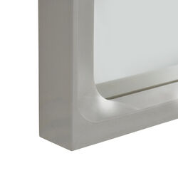 Arced Mirror, light grey, Muuto