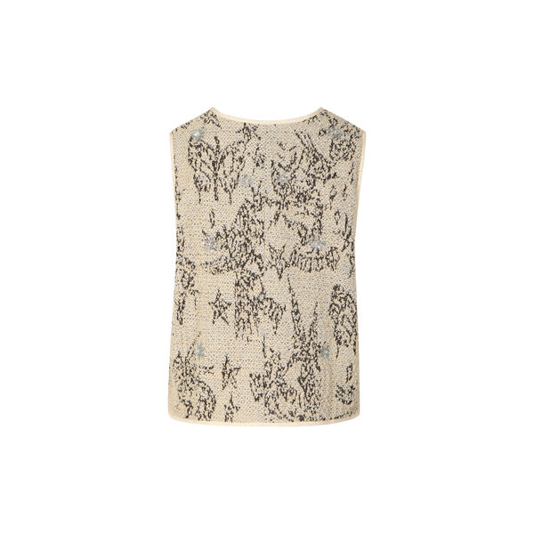 Sequins vest, grey sequins, Coster Copenhagen