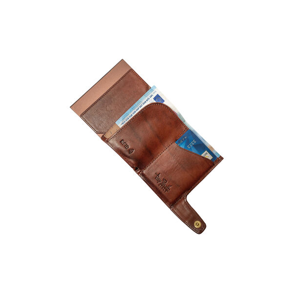 Cardholder, dark brown, Tony Perotti
