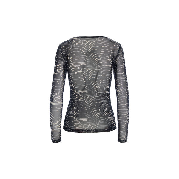 Wave Fukashi Mesh T-shirt | Wave Stripes, BITTE KAI RAND
