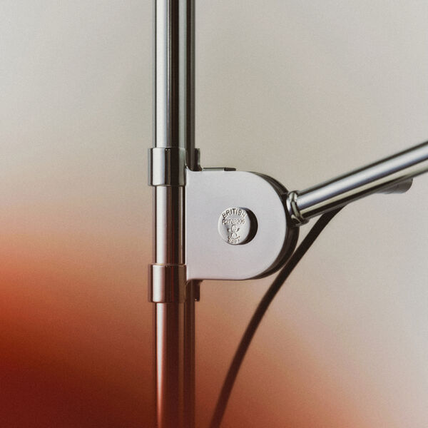 Bestlite BL3 M Floor Lamp, black semi matt/chrome Bestlite BL3 M Floor Lamp, black semi matt/chrome, GUBI