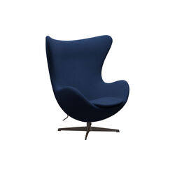 &AElig;gget&trade; 3316 loungestol, Christianshavn 1153 blue uni/brown bronze, Fritz Hansen